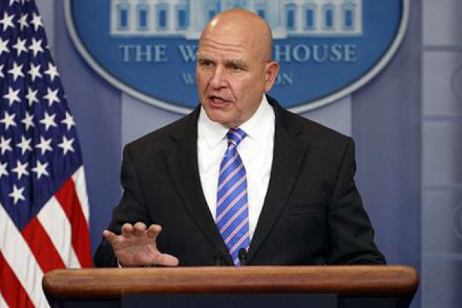 McMaster Says OK for Trump to Share info with Russia 